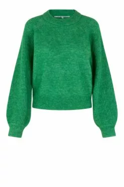 Second Female Brookline Knit O-Neck - Green Tambourine