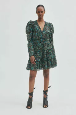 Second Female Pheasant Waist Dress - Tropical Green 20 Second Female Pheasant Waist Dress - Tropical Green -Second Female Salg 56624 4084 13 700x c0f30ef2 0183 455e 97f7 1e5e7e8f1623