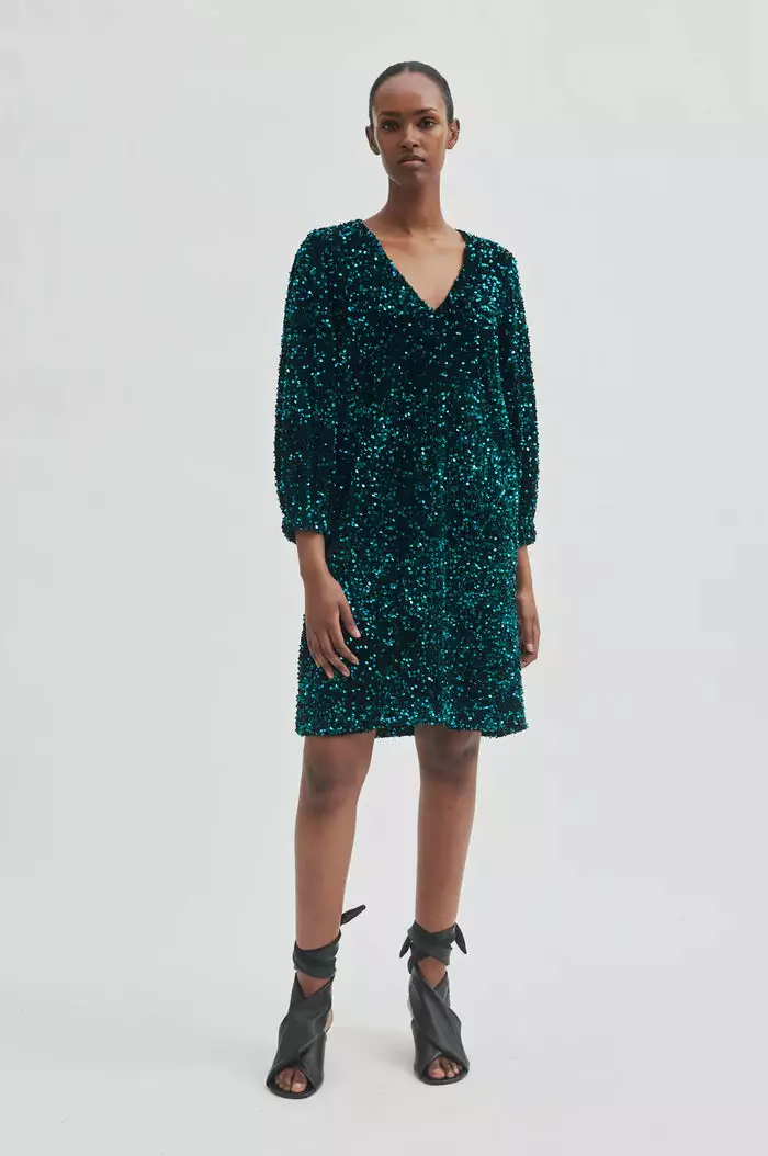 Second Female Winternalia Dress - Tropical Green 3 Second Female Winternalia Dress - Tropical Green - Bilde 3