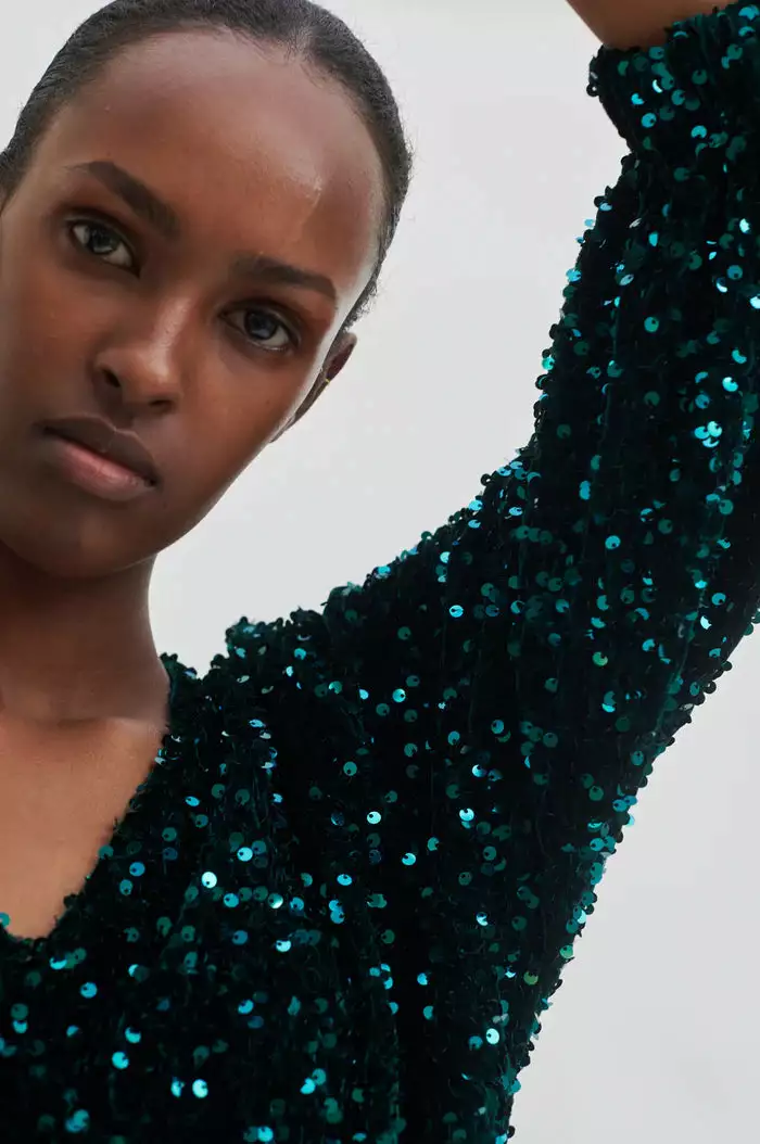 Second Female Winternalia Dress - Tropical Green 5 Second Female Winternalia Dress - Tropical Green - Bilde 5