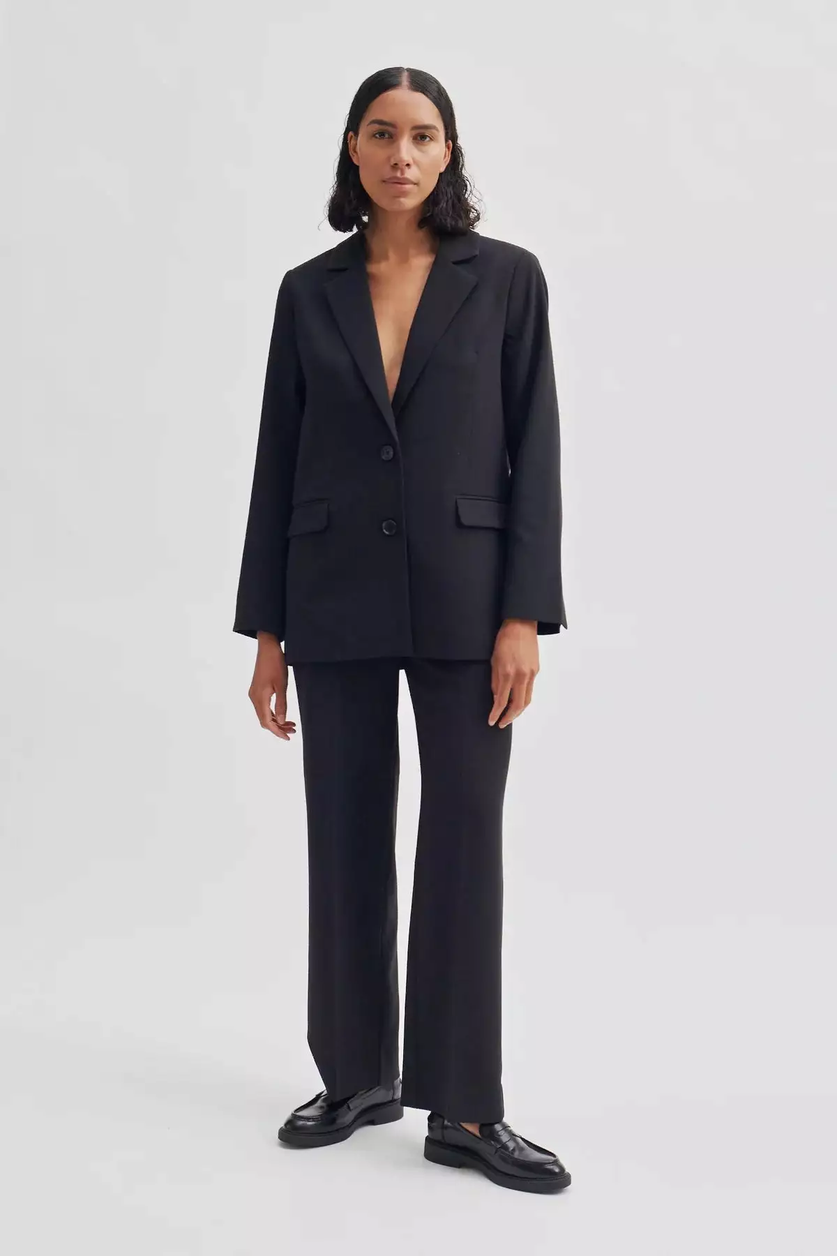 Second Female Evie Classic Blazer - Black 3 Second Female Evie Classic Blazer - Black - Bilde 3