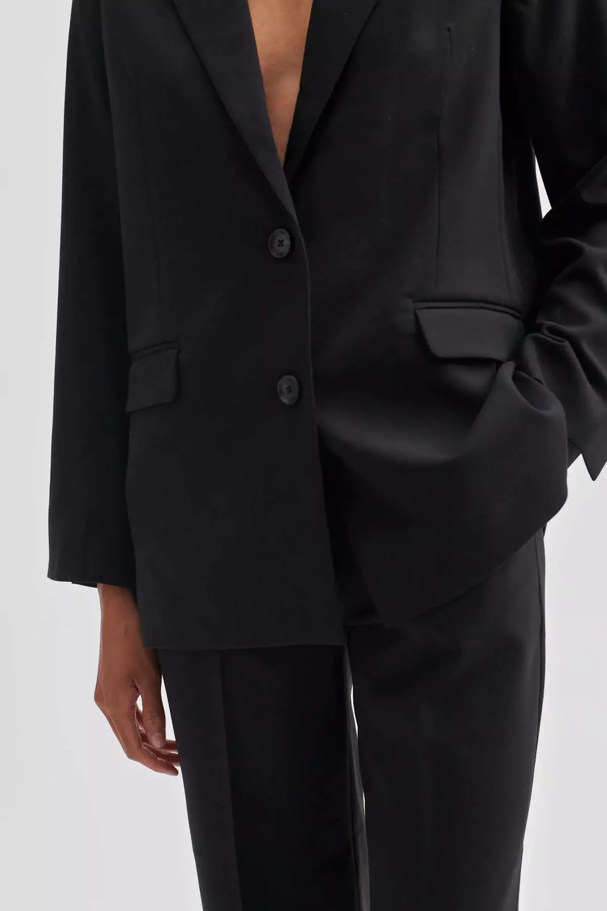 Second Female Evie Classic Blazer - Black 5 Second Female Evie Classic Blazer - Black - Bilde 5