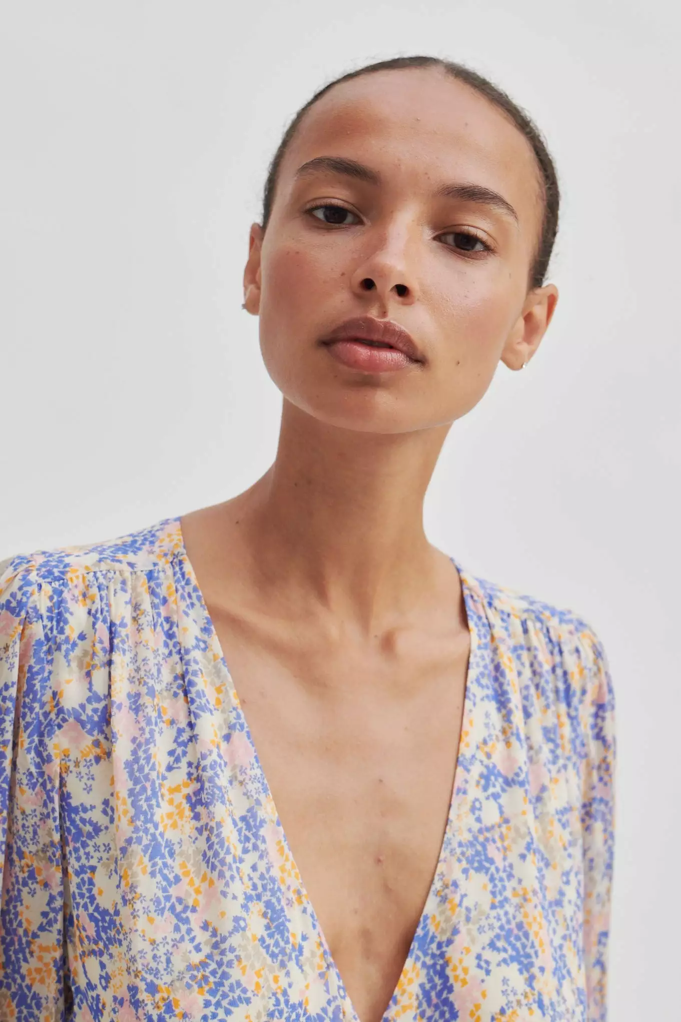 Second Female Poppi Midi Dress - Amparo Blue 4 Second Female Poppi Midi Dress - Amparo Blue - Bilde 4