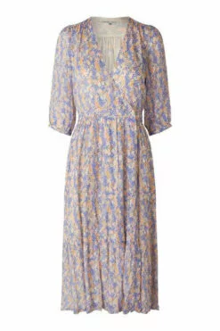 Second Female Poppi Midi Dress - Amparo Blue