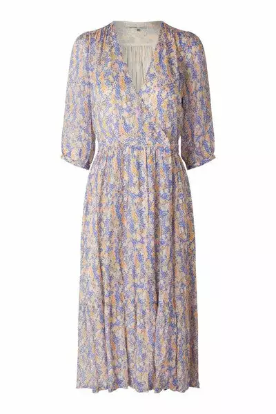 Second Female Poppi Midi Dress - Amparo Blue 1 Second Female Poppi Midi Dress - Amparo Blue