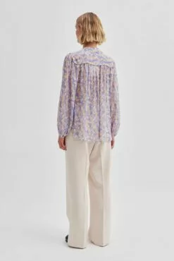 Second Female Poppi Shirt - Amparo Blue -Second Female Salg 56818 5100 15