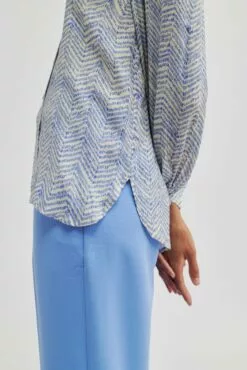 Second Female Mallow Shirt - Amparo Blue -Second Female Salg 56820 5100 13