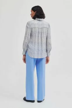 Second Female Mallow Shirt - Amparo Blue -Second Female Salg 56820 5100 15