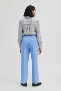 Second Female Levien Classic Trousers - Cornflower Blue 9 Second Female Levien Classic Trousers - Cornflower Blue -Second Female Salg 56962 5087 13