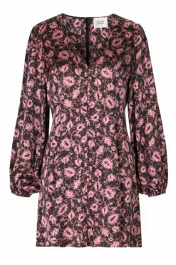 Second Female Neomito LS Dress - Black Beauty