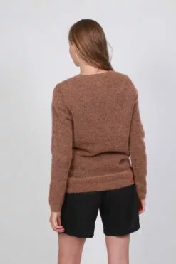 Second Female Brook Knit New O-Neck - Brandied Melon -Second Female Salg 6FDuDXHTc6rbvKj5oHnD IMG 5755