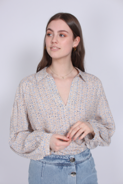 Second Female Splash LS Blouse - Little Boy Blue -Second Female Salg 72PUEXNvRGu2AtILWpf2 Skjermbilde 2019 04 08 kl. 13.27.04