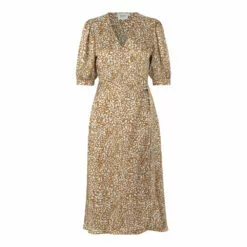 Second Female Granada Wrap Dress - Bronze Brown