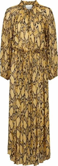 Second Female Snake LS Maxi Dress - Chai Tea