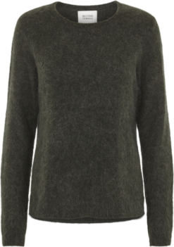 Second Female Brook Knit New O-Neck - Deep Depths