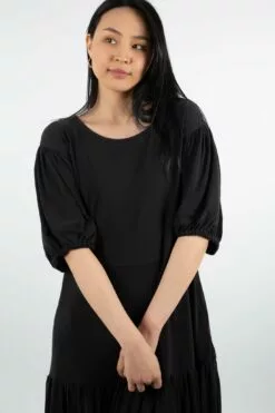 Second Female Jennifer SS Dress - Black -Second Female Salg 8I6C2729