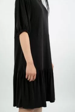 Second Female Jennifer SS Dress - Black -Second Female Salg 8I6C2730