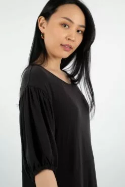 Second Female Jennifer SS Dress - Black -Second Female Salg 8I6C2731