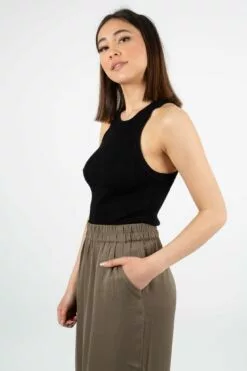 Second Female Minga New Trousers - Stone Green -Second Female Salg 8I6C7622