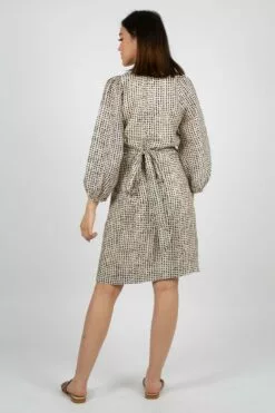 Second Female Hampshire Wrap Dress - Parchment -Second Female Salg 8I6C8148