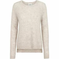 Second Female Brook Knit New O-Neck - Brazilian Sand