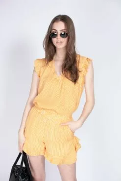 Second Female Sharon Shorts - Cadmium Yellow -Second Female Salg 95EFZKniQeW6kh12liX0 IMG 1134