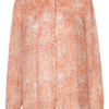 Second Female Floral LS Shirt - Apricot Brandy