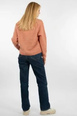 Second Female Brook Knit New Loose O-Neck - Light Mahagony -Second Female Salg 98309bfd cd7c 48fa a43e 037fe8ac97be