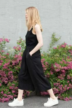 Second Female Minga Cropped Trousers - Black -Second Female Salg AixcikayQCm63G72lkqr IMG 4892