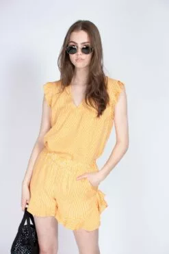 Second Female Sharon Top - Cadmium Yellow -Second Female Salg C34YML4TdSikMIvhNByv IMG 1136