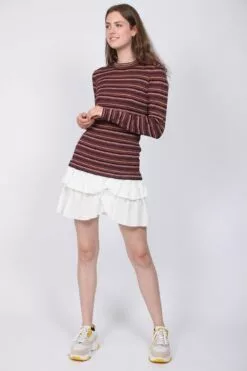 Second Female Solaima Knit O-Neck - Port Royale -Second Female Salg Cr0mXyQJeblF3aNUHOdw IMG 8721