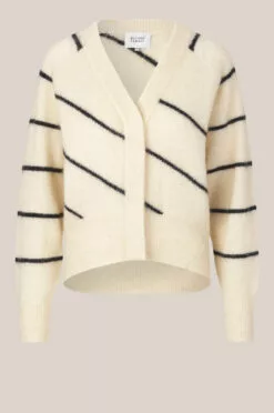 Second Female Brook Knit Striped Boxy Cardigan - Eggnog -Second Female Salg DXwdzWpjRnqe554kBR2R 53104 1015 4 1000x 7996c19c cdc3 4b78 ab90 dc536a7bb480