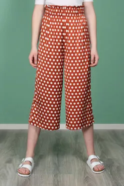 Second Female Spotty HW Trousers - Rustic Brown -Second Female Salg GA7IcyzcSyH3kxRe16Bn IMG 0707