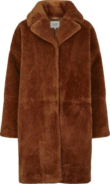 Second Female Myra Coat - Argan Oil -Second Female Salg HDLvVZjmRCicdIKPIeU1 preview