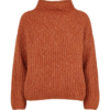 Second Female Ambra Knit T-neck - Carnelian