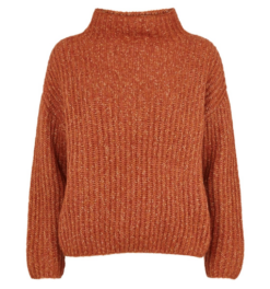 Second Female Ambra Knit T-neck - Carnelian