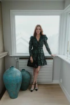 Second Female Pheasant Waist Dress - Tropical Green 17 Second Female Pheasant Waist Dress - Tropical Green -Second Female Salg Kampanje uke42 23