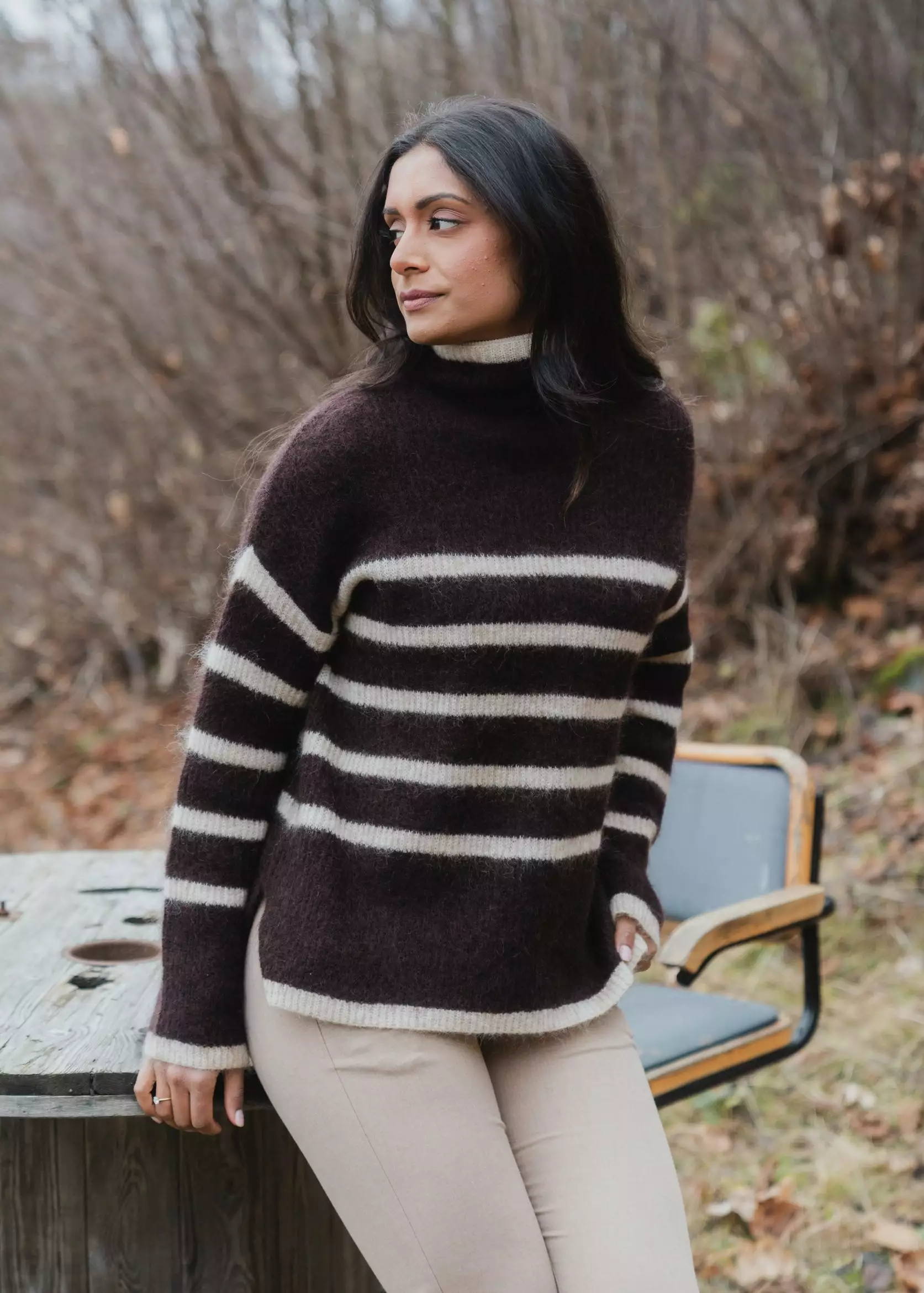 Second Female Ovalis Knit T-Neck - Delicioso 2 Second Female Ovalis Knit T-Neck - Delicioso - Bilde 2