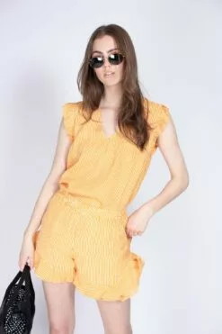 Second Female Sharon Top - Cadmium Yellow -Second Female Salg L7vbD5qTReC28b5FuIfA IMG 1133