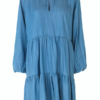 Second Female Lilla LS Dress - Blue Denim
