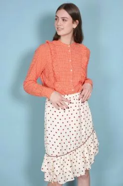 Second Female Leslie Shirt - Scarlet Ibis -Second Female Salg MMR4N4UR2mWQPyishACi IMG 5782