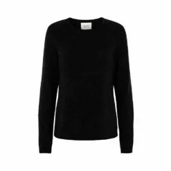 Second Female Brook Knit New O-Neck - Black