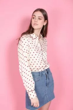 Second Female Davina Shirt - Cabernet -Second Female Salg N0QV0Ex7SOqiImt70r8R IMG 5951