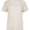 Second Female Peony O-neck Tee - Macadamia