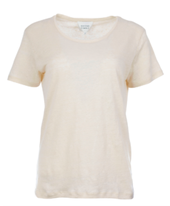 Second Female Peony O-neck Tee - Macadamia