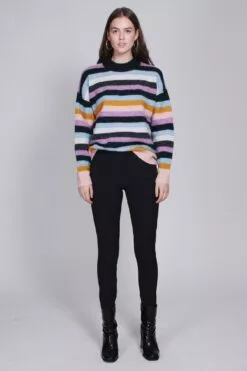 Second Female Maville Knit Loose Multi O-neck - English Lavender -Second Female Salg QlqeZCbFSEe6WGbyeoIq Attachment 11