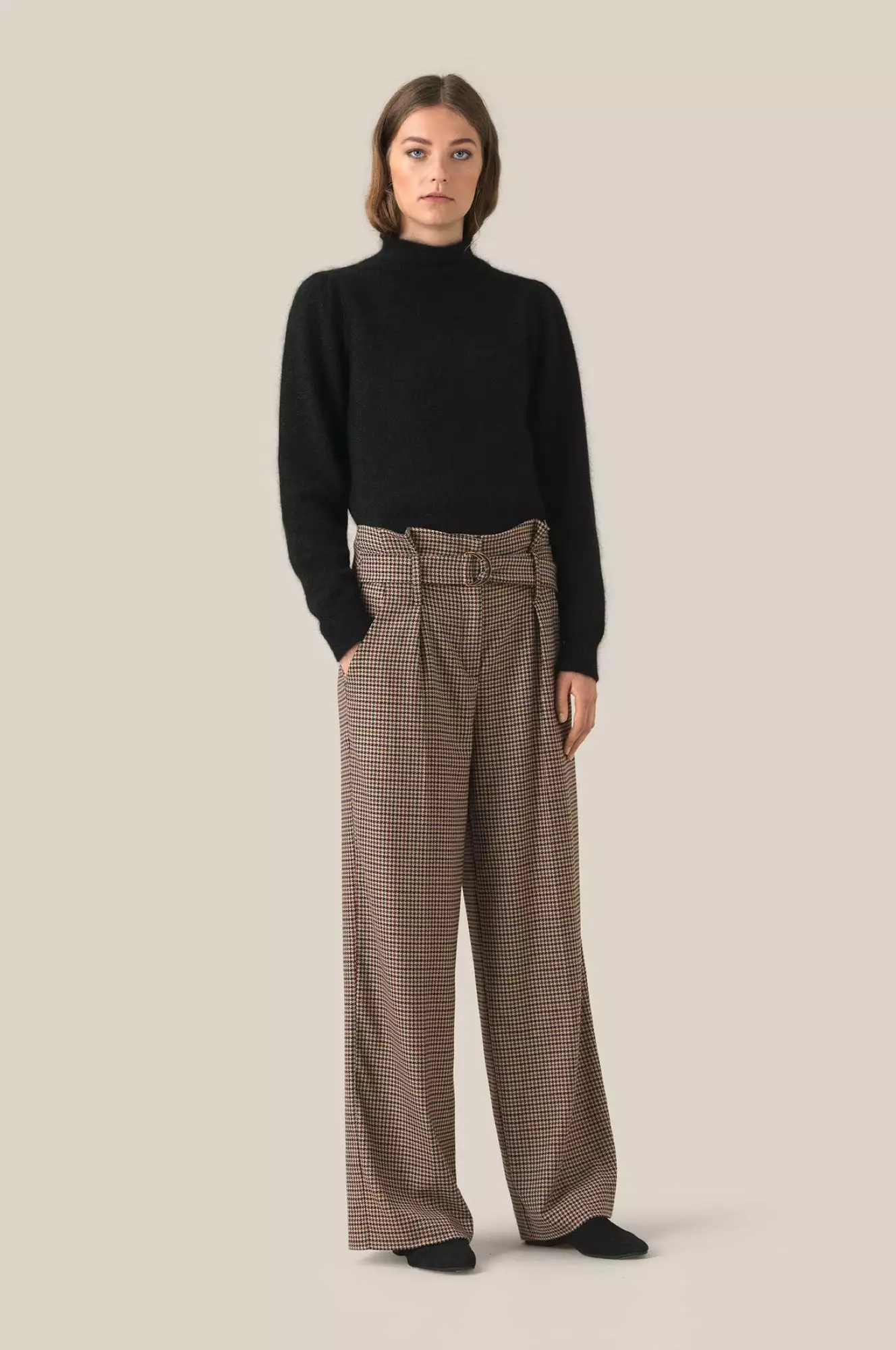 Second Female Phoenix Knit T-Neck - Black 2 Second Female Phoenix Knit T-Neck - Black - Bilde 2