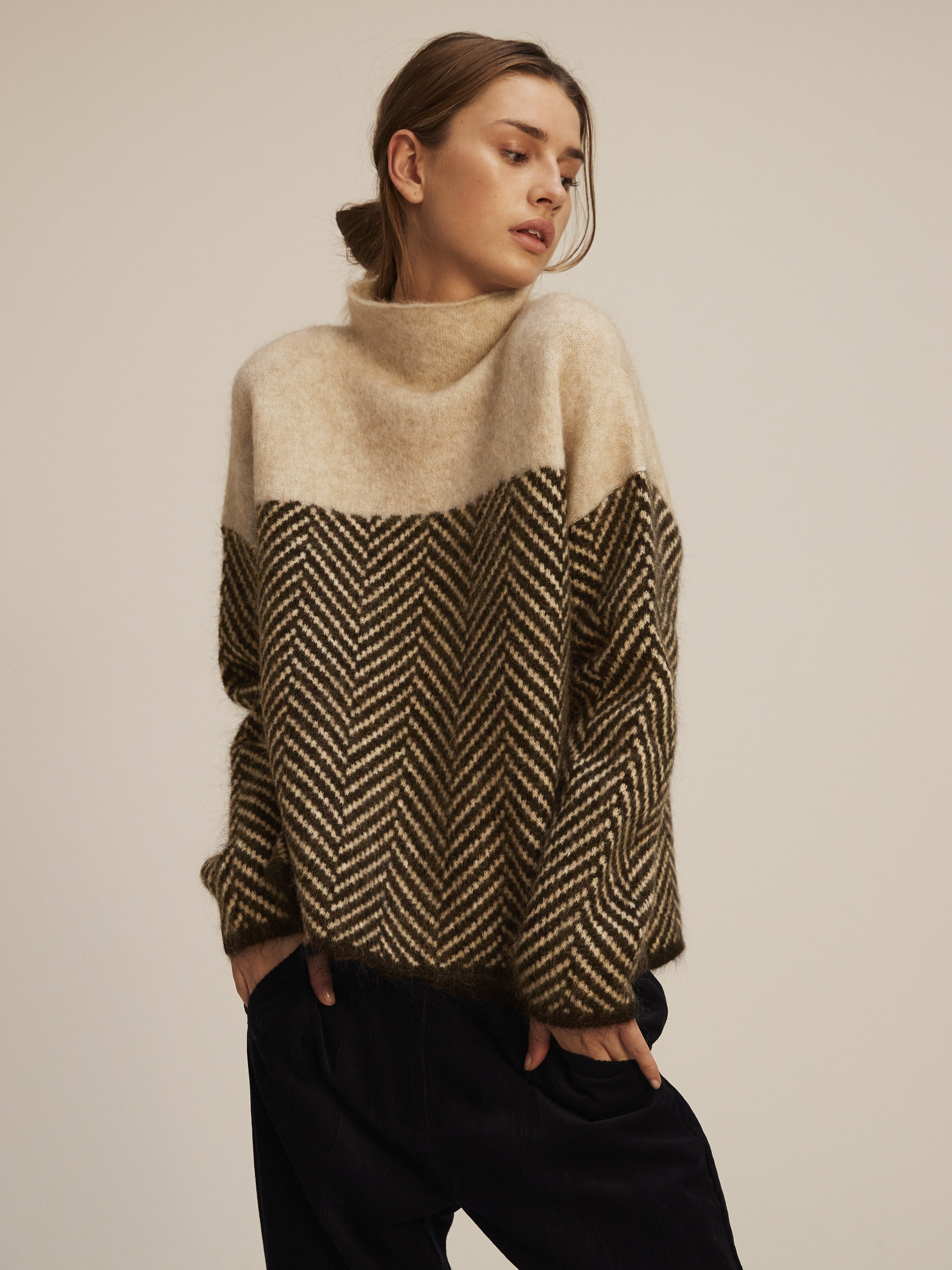 Second Female Herrin Knit T-Neck - Brazilian Sand 2 Second Female Herrin Knit T-Neck - Brazilian Sand - Bilde 2