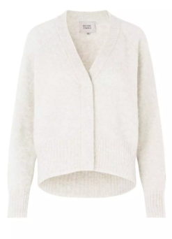 Second Female Brook Knit Boxy Cardigan - Off White