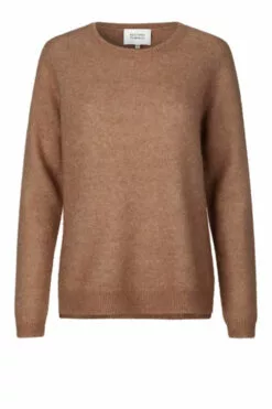 Second Female Brook Knit New O-Neck - Brandied Melon